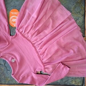 Pink Long Sleeve Dress